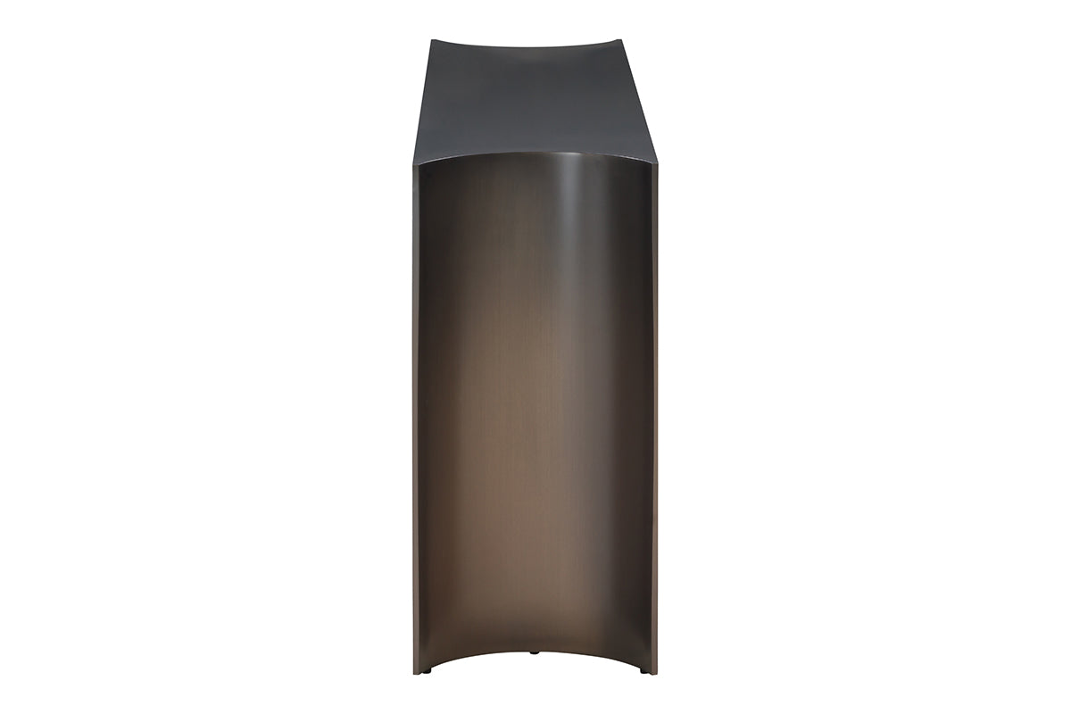 bronze console table